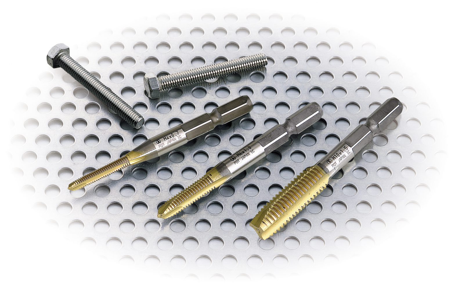 Hex Shank Stainless Steel Point Taps (Through hole) (Inch system)
